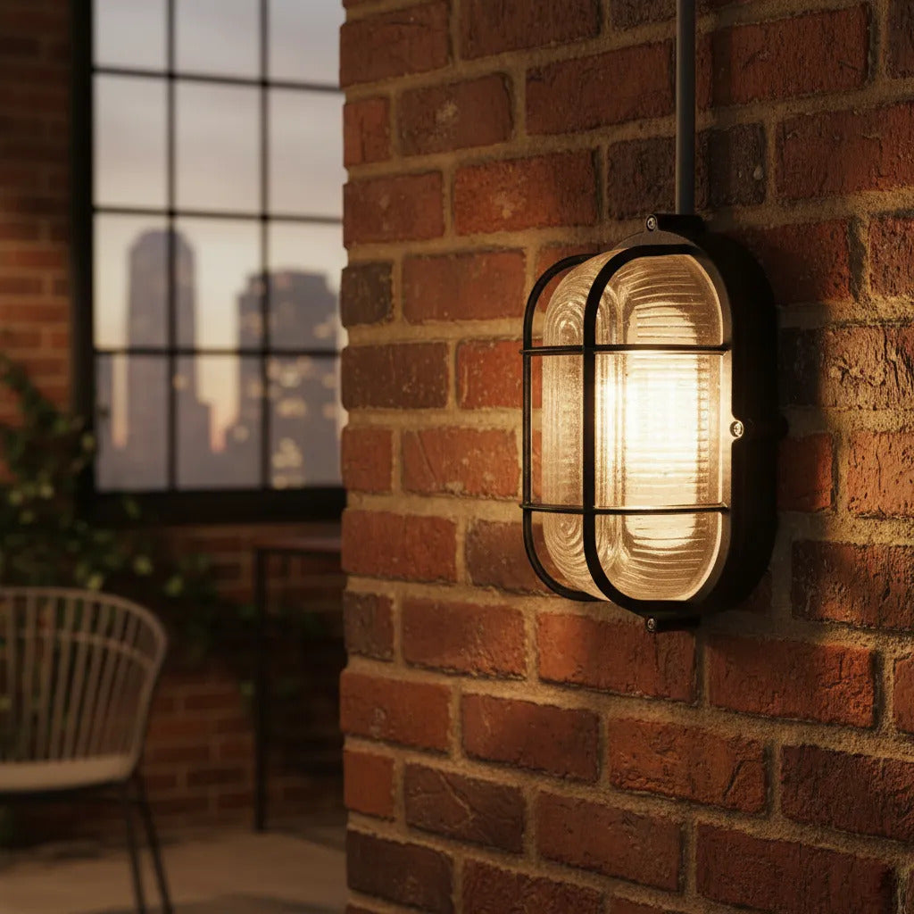 Luminario LED 7W 6500K blanco exterior