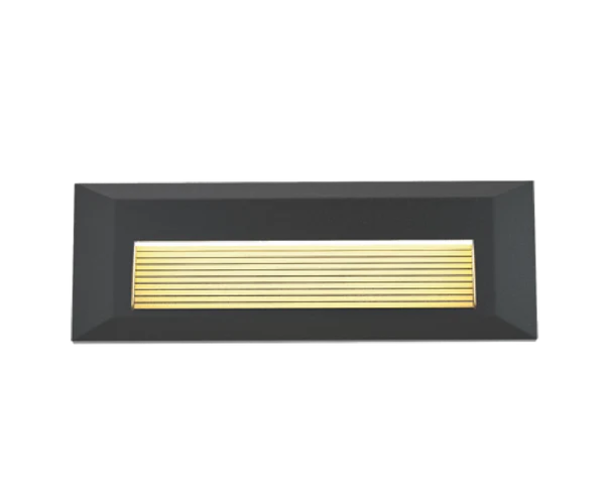 Luminario De Cortesía LED Philco 3W Negro IP65 Luz Cálida