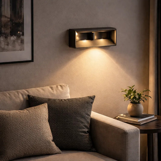 Arbotante LED Exterior 12W – Luz Cálida y Elegante