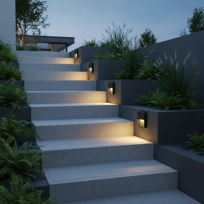 LUMINARIO DE CORTESIA LED 2W COLOR NEGRO CON CUERPO DE PC