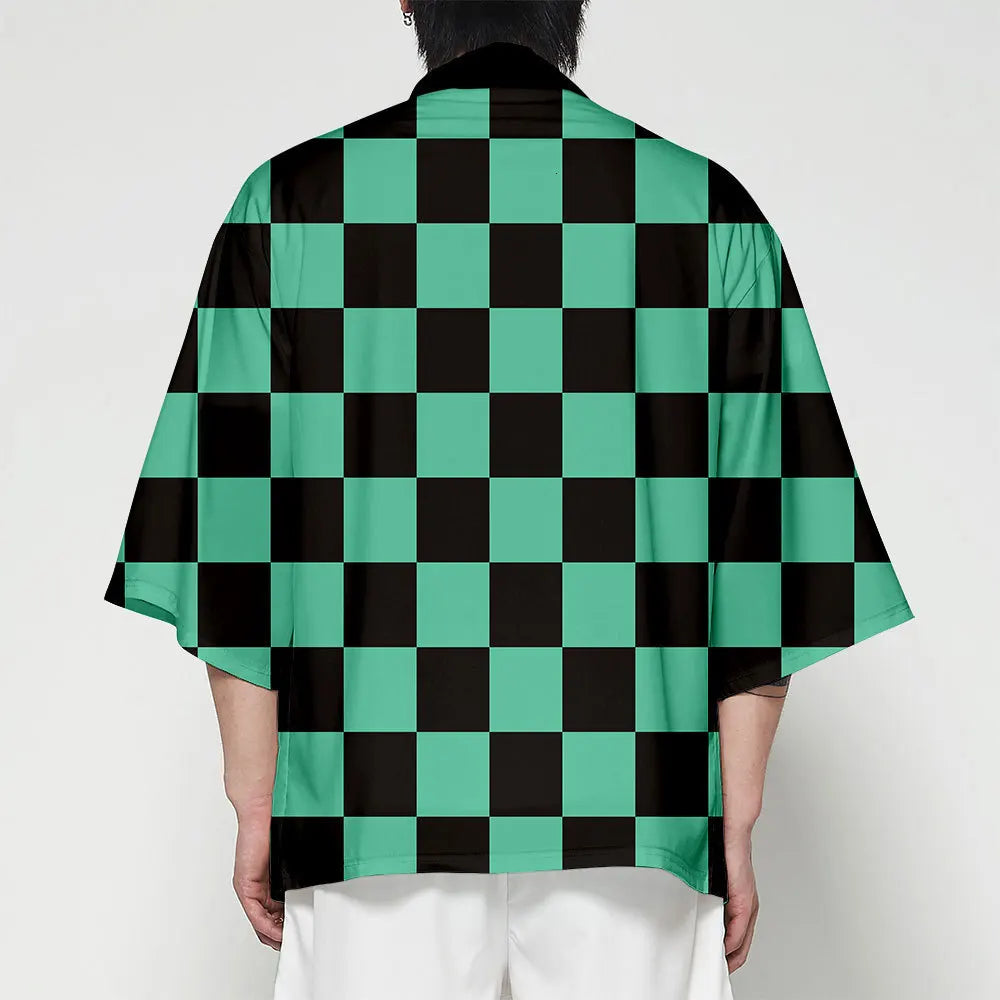 Kimono anime Demon Slayer Kamado Tanjirou y Nezuko UNISEX