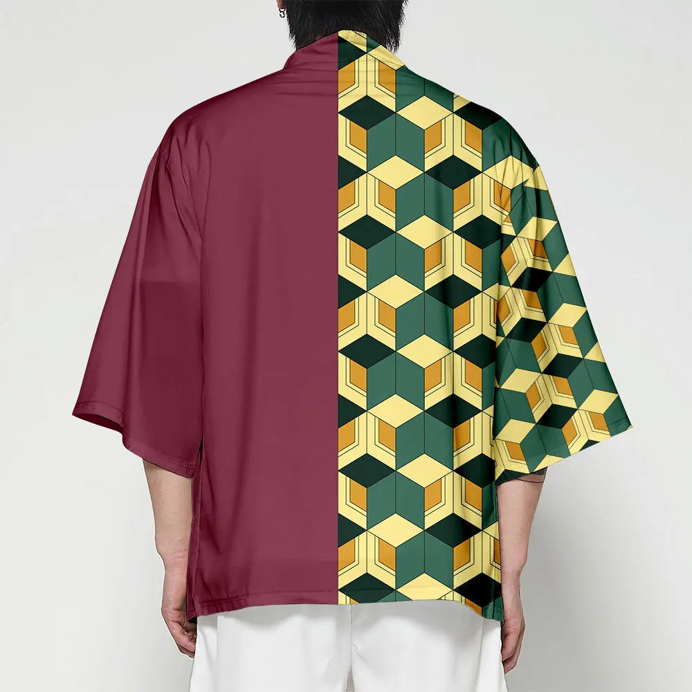 Kimono anime Demon Slayer Kamado Tanjirou y Nezuko UNISEX