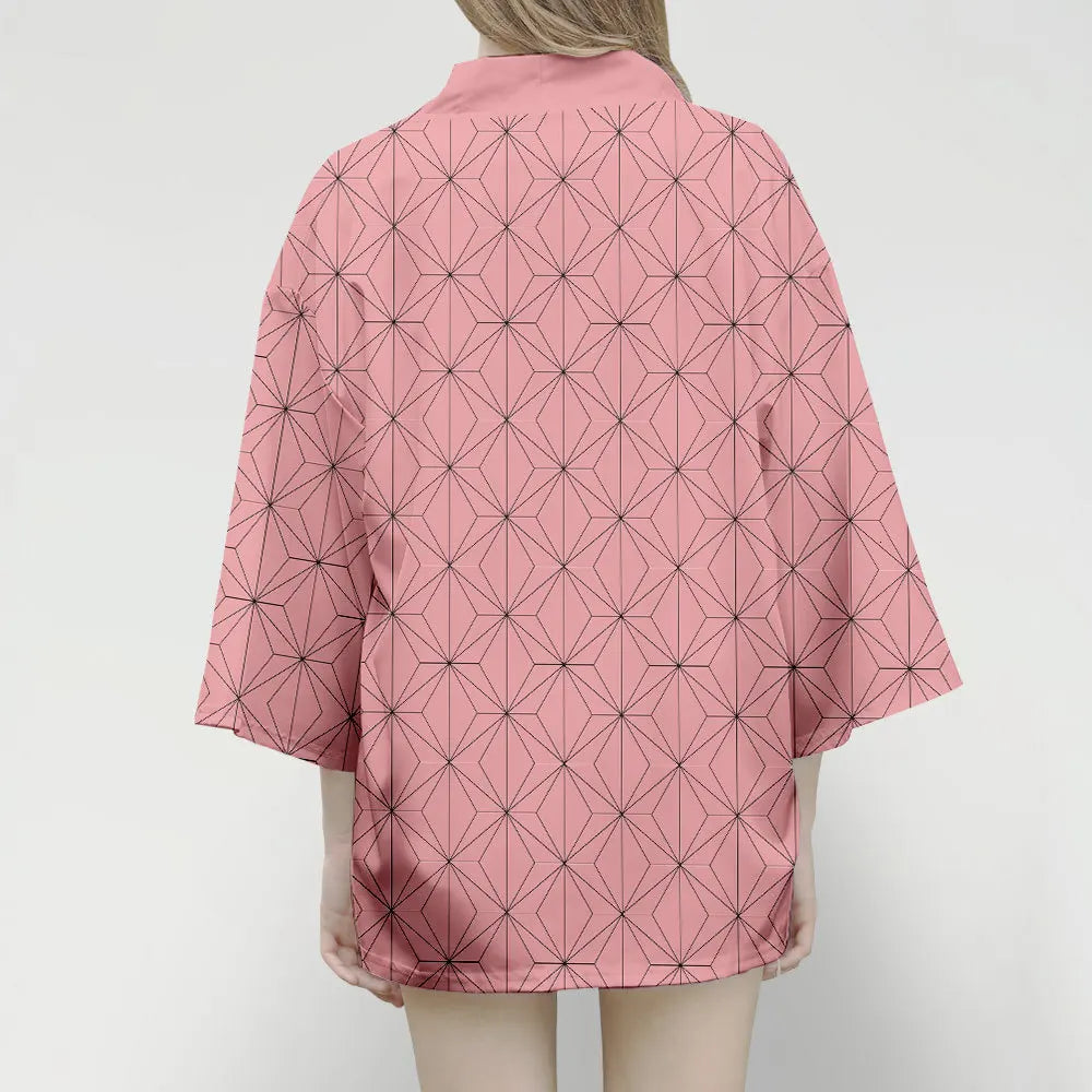 Kimono anime Demon Slayer Kamado Tanjirou y Nezuko UNISEX