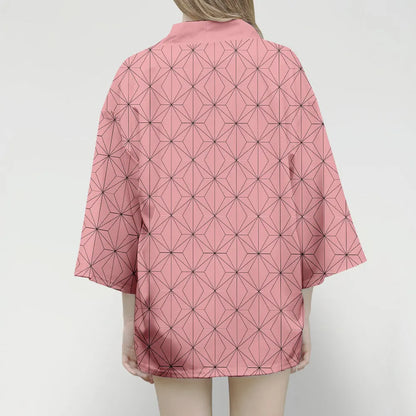 Kimono anime Demon Slayer Kamado Tanjirou y Nezuko UNISEX