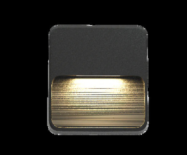 LUMINARIO DE CORTESIA LED 2W COLOR NEGRO CON CUERPO DE PC